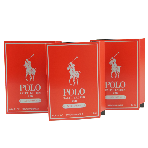 Ralph Lauren Red Eau De Parfum Spray 1.2ml Pack of 3