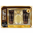 Diesel Fuel for Life 3pc Gift Set 50ml EDT Spray + 50ml Shower Gel + 50ml Shower Gel (Damaged Box)