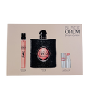 Yves Saint Laurent Black Opium 3pc Gift Set 90ml EDP + 10ml EDP + 1.3G Lipstick (Damaged box) 014