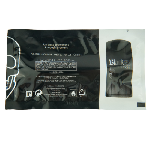 Paco Rabanne Black Xs For Him Eau De Toilette Spray 1.2ml (3 Pack)