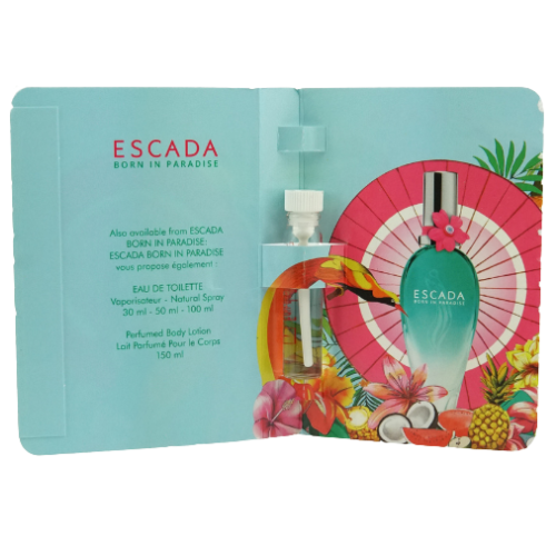 Escada Born In Paradise Eau De Toilette Spray 2ml (3 Pack)