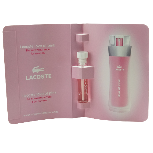 Lacoste Love of Pink Eau De Toilette Spray 2ml 3 Pack