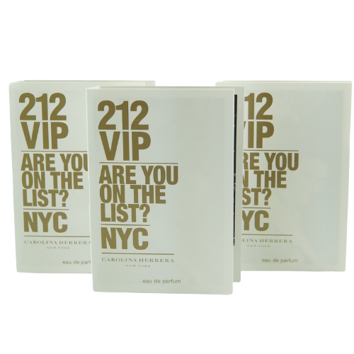 Carolina Herrera 212 VIP Femme Eau De Parfum Spray 1.5ml (3 Pack)