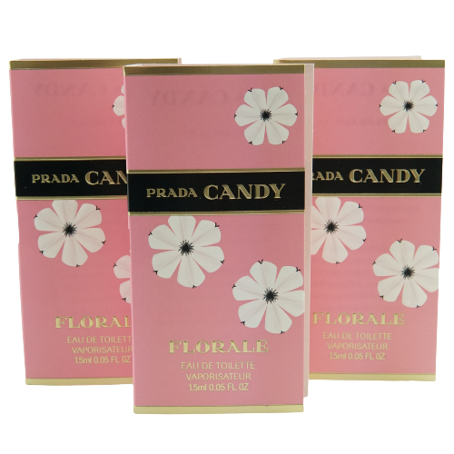 Prada Candy Florale Eau De Toilette Spray 1.5ml (3 Pack)