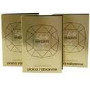 Paco Rabanne Lady Million Eau De Parfum Spray 1.5ml (3 Pack)