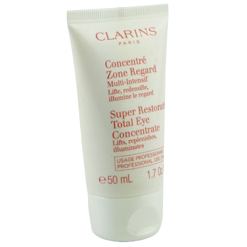 Clarins Super Restorative Total Eye Concentrate Lifts, Replenishes, Illuminater Salon Size 50ml