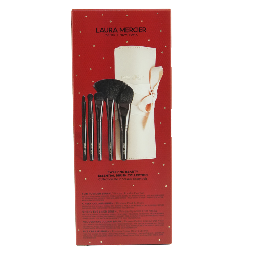 Laura Mercier Essential Brush Collection 5Pc With Pouch