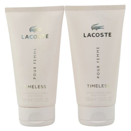 Lacoste Pour Femme Timeless Body Lotion 150ml Duo Pack Unboxed