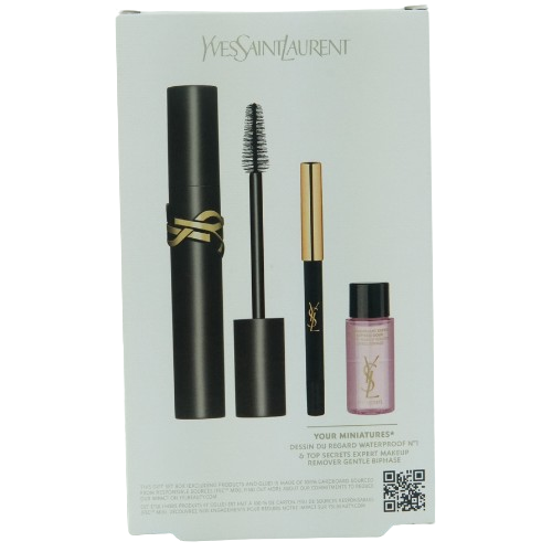 Yves Saint Laurent Volume Extreme Black Macara 7.5ml + Eye Penci Black 0.8G + Makup Remover 8ml