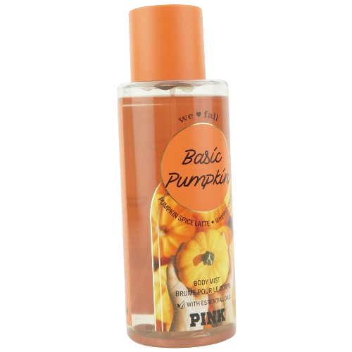 Victoria's Secret Pink Basic Pumpkin Parfum Fragrance Mist 250ml (Damage Cap)