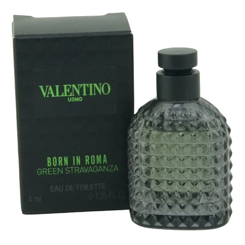 Valentino Uomo Born In Roma Green Stravaganza Splash Eau De Toilette Spray 4ml (Mini)