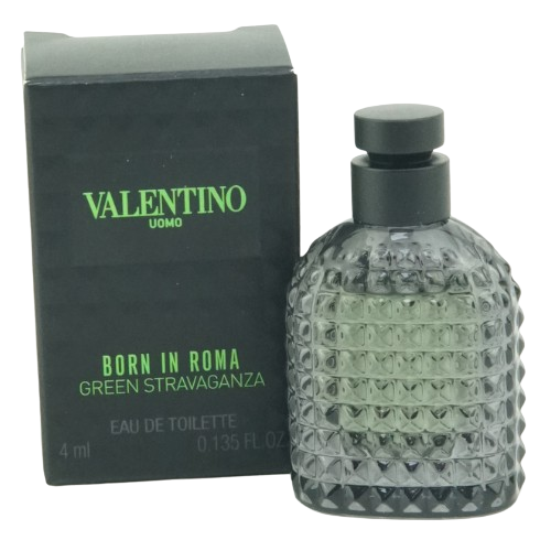 Valentino Uomo Born In Roma Green Stravaganza Splash Eau De Toilette Spray 4ml (Mini)