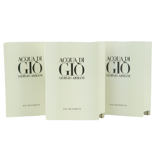 Armani Acqua Di Gio Eau De Parfum Spray 1.2ml (Pack Of 3)