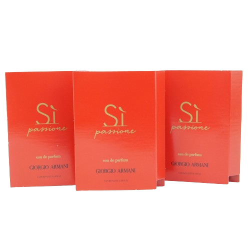 Armani Si Passione Eau De Parfum Spray 1.2ml (Pack Of 3)