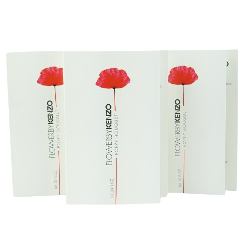 Kenzo Flower Poppy Bouquet Eau De Parfum Spray 1ml (Pack Of 3)