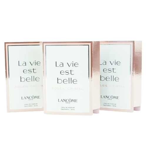 Lancome La Vie Est Belle Soleil Cristal Eau De Parfum Spray 1.2ml (Pack Of 3)