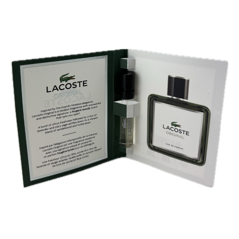 Lacoste Original Eau De Parfum 2ml (Trio Pack)