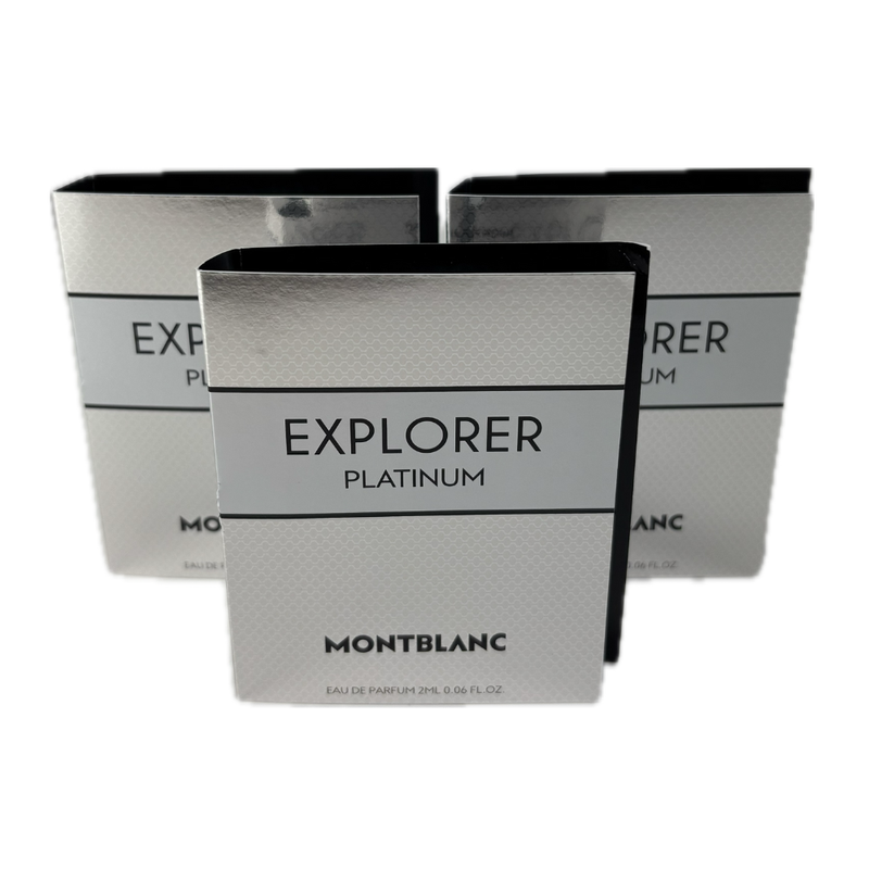 Montblanc Montblanc Explorer Platinum Eau De Parfum 2ml (Trio Pack)
