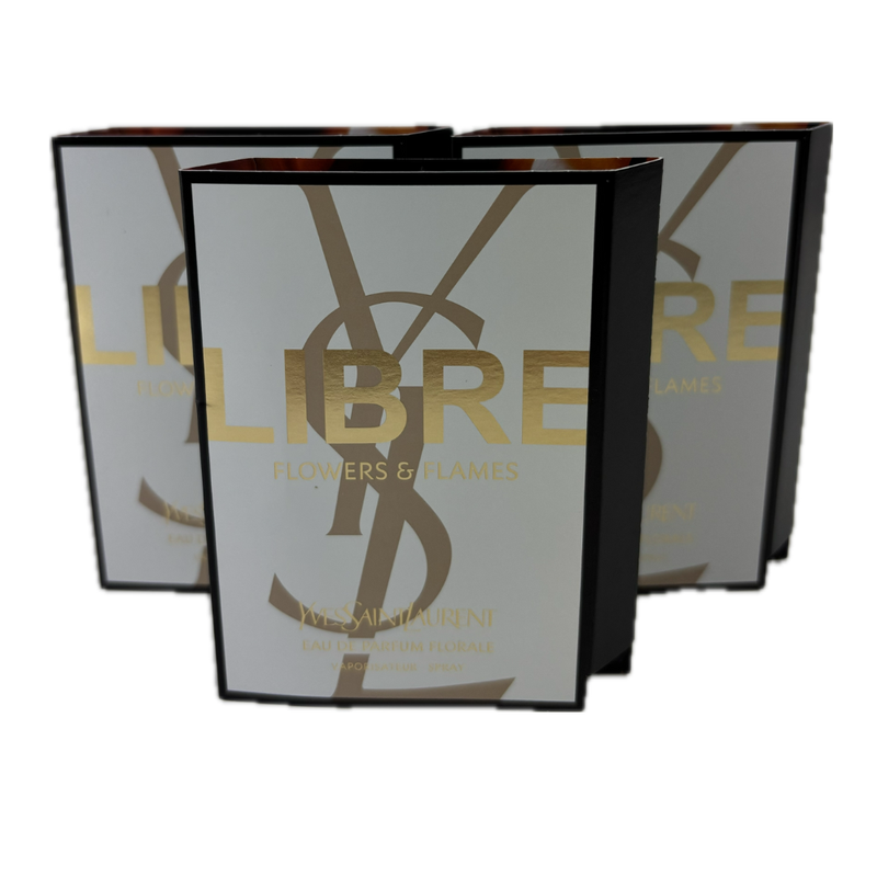 Yves Saint Laurent Libre Flowers &Flames Eau De Parfum 1.2ml (Trio Pack)