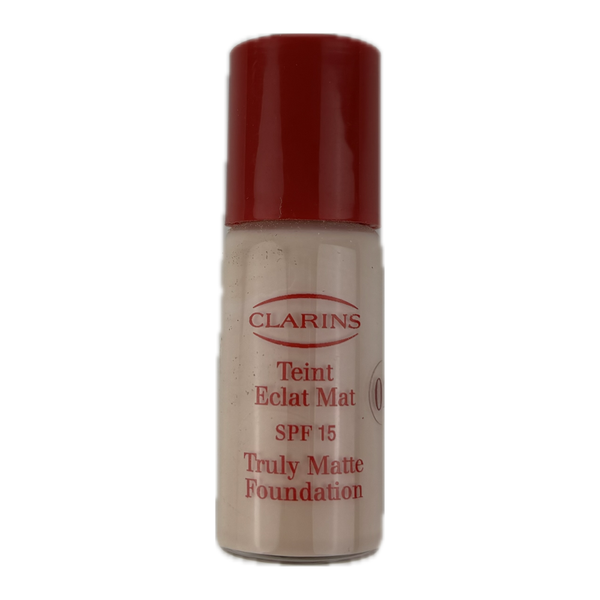 Clarins Truly Matte Foundation Shade 01 Linen 10ml (Tester)