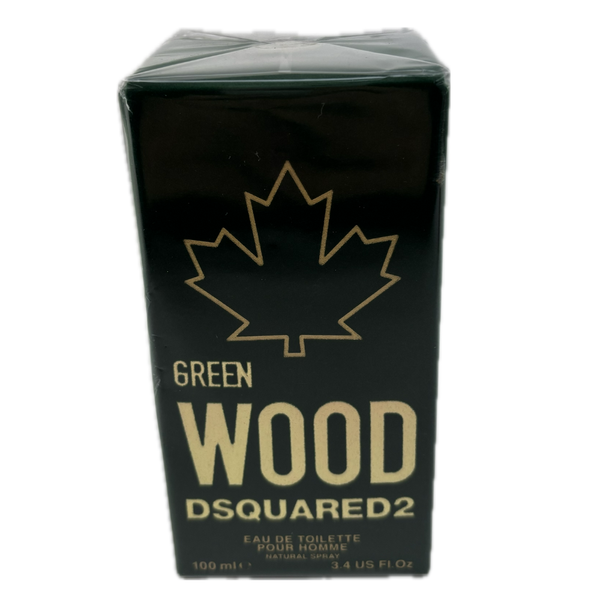 Dsquared2 Green Wood Men Eau De Toilette Spray 100ml (Damage Box)