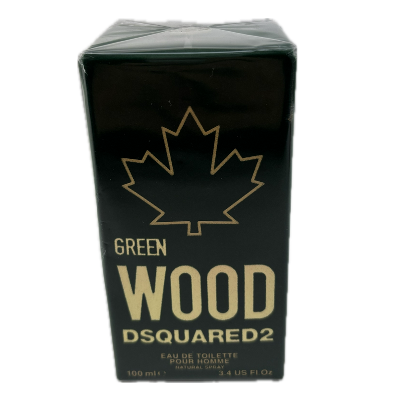 Dsquared2 Green Wood Men Eau De Toilette Spray 100ml (Damage Box)