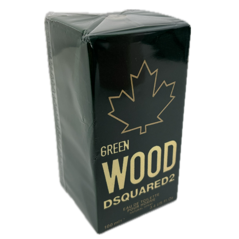 Dsquared2 Green Wood Men Eau De Toilette Spray 100ml (Damage Box)