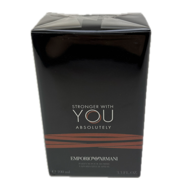 Armani Stroner With You Absolutely Pour Homme Parfum Spray 100ml (New And Seald)