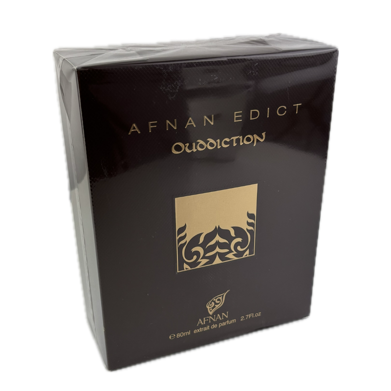 Afnan Edict Ouddiction Extrait Eau De Parfum Spray 80ml (Damage Box)
