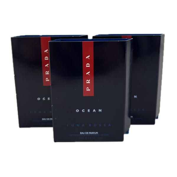 Prada Luna Rossa Ocean Eau De Parfum 1.2ml (Trio Pack)