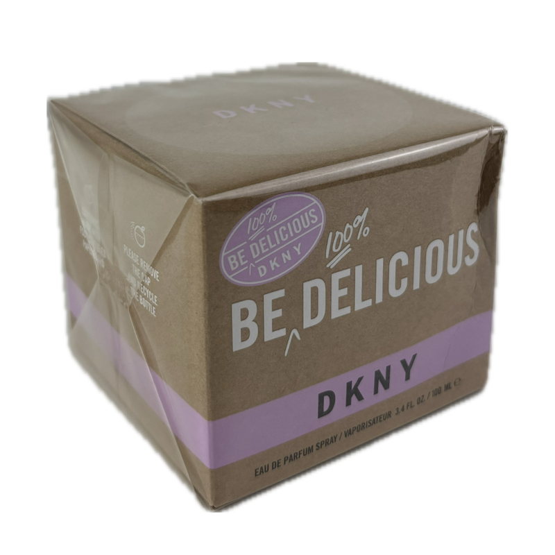 DKNY 100% Be Delicious 100ml Eau De Parfum Spray (Damage Box)