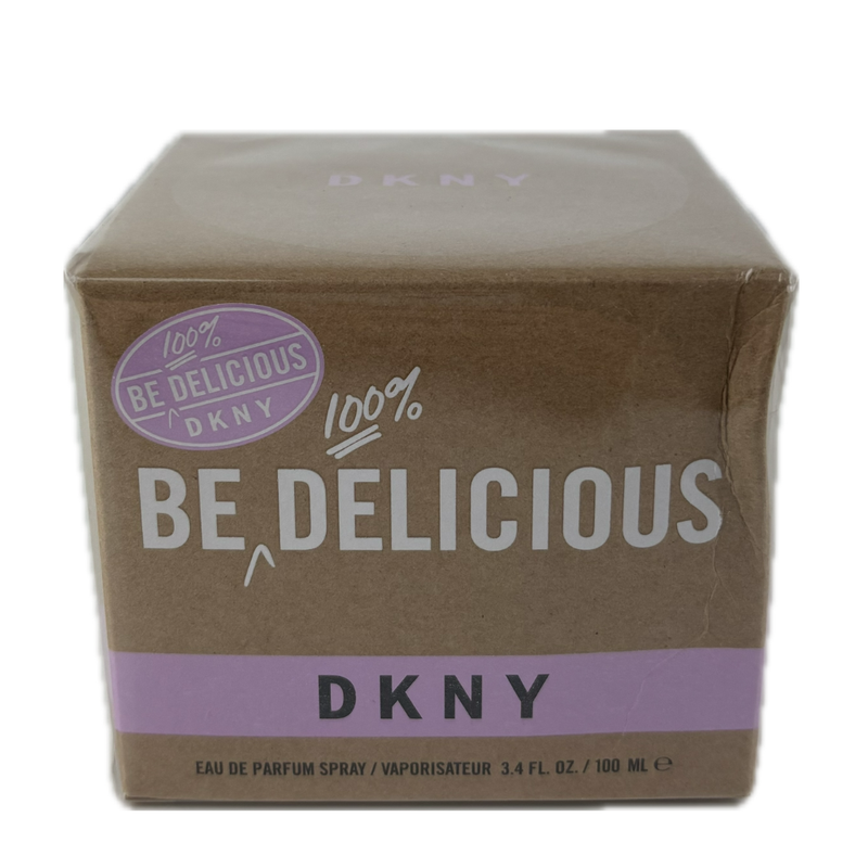 DKNY 100% Be Delicious 100ml Eau De Parfum Spray (Damage Box)