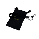 Valentino Beauty Black Studded Keyring with pouch