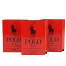 Ralph Lauren Polo Red Eau De Toilette Spray 1.2ml (Pack of 3)