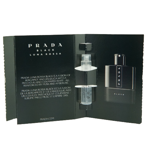 Prada Black Luna Rossa Eau De Parfum Spray 1.2ml x 3