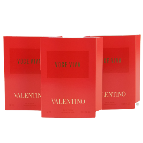 Valentino Voce Viva Eau De Parfum Spray 1.2ml (Pack of 3)