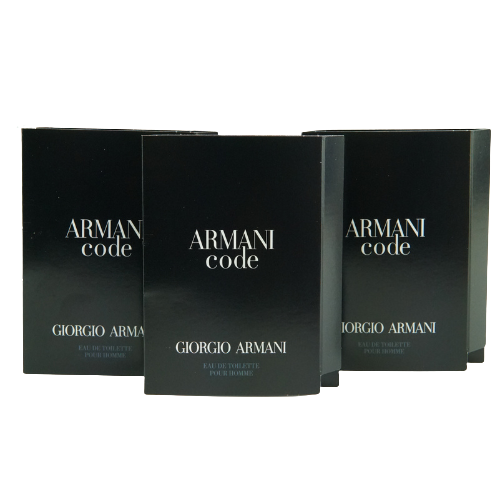 Armani Code Homme Eau De Toilette Spray 1.2ml X3