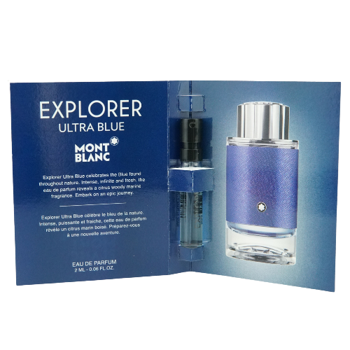 Montblanc Explorer Ultra Blue Eau De Parfum Spray 2ml x 3