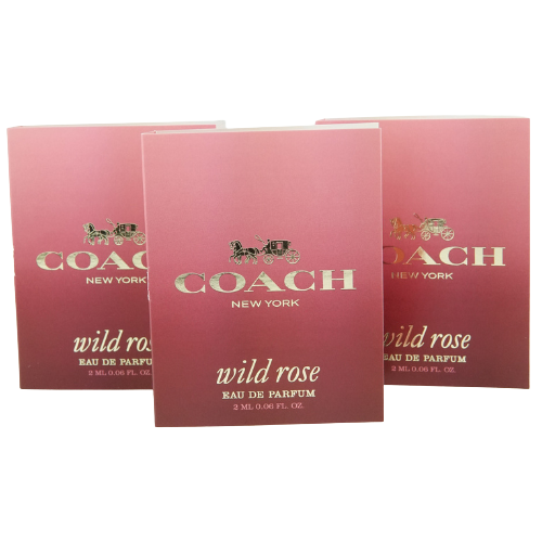 Coach Wild Rose Eau De Parfum Spray 2ml x (Pack of 3)