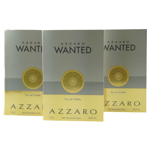 Azzaro Wanted Eau De Toilette Spray 1.2ml X3