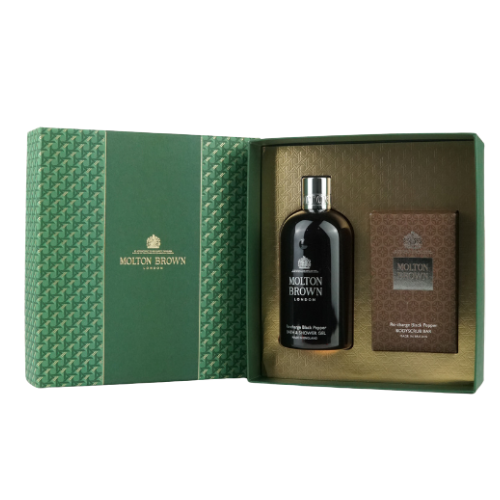 Molton Brown Gift Set Re-Charge Black Pepper Collection Bath And Shower 300ml