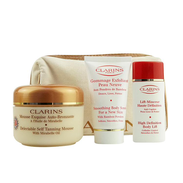 Clarins Smart Self Tanning With Bag