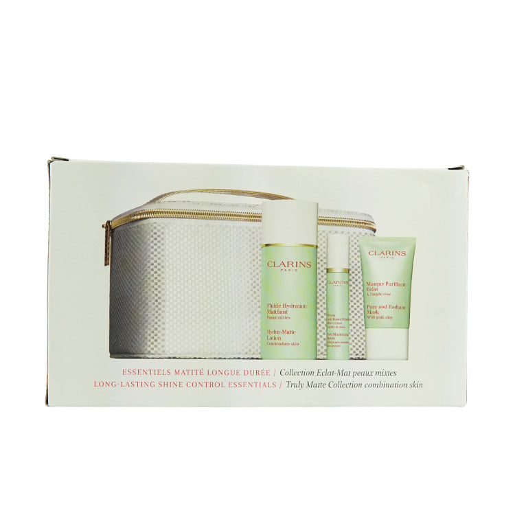 Clarins Long Lasting Shine Control Essentials With Bag