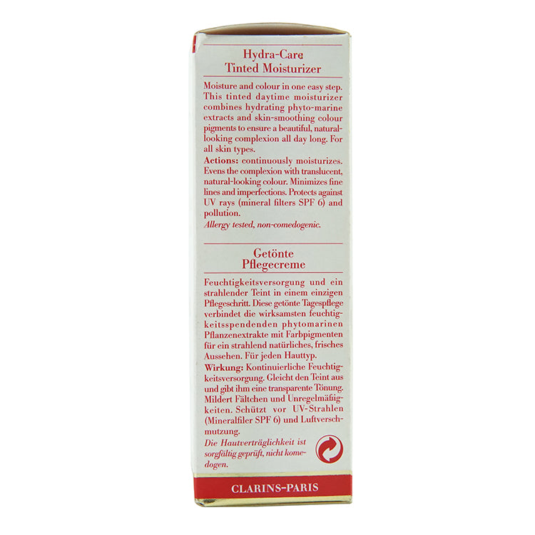 Clarins Hydra-Care Tinted Moisturizer Shade 14.Camel 50ml