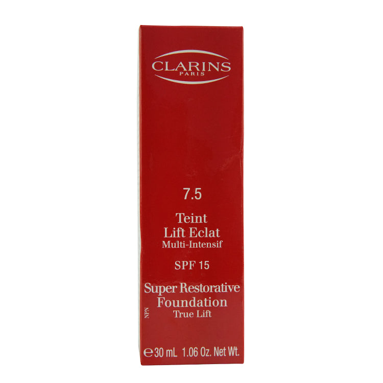 Clarins Super Restorative Foundation 30ml Shade 7.5 Vanilla Beige