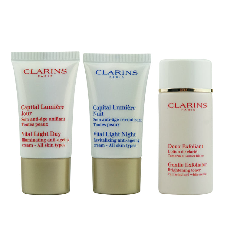Clarins Age Defying Luminosity Essentials With Bag 30ml