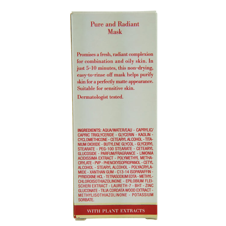 Clarins Pure And Radiant Mask (Boxed) 15ml (Tester)