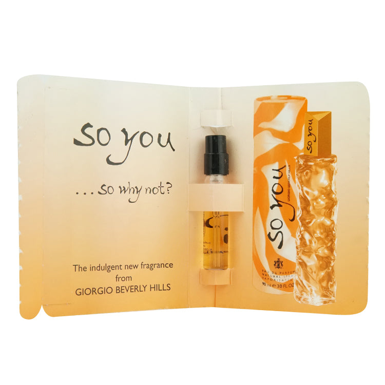 Giorgio Beverly Hills So You Eau De Parfum Spray 2ml x 3