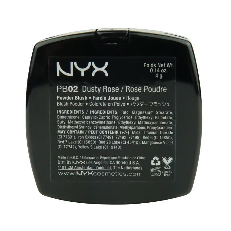 NYX Powder Blush 4G Shade Pb02 Dusty Rose