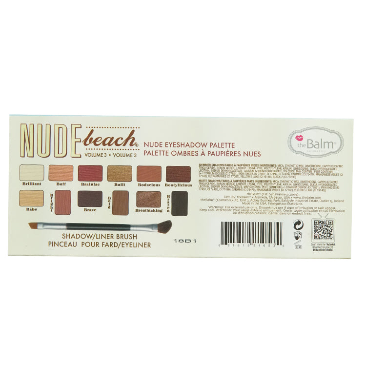 TheBalm Nude Beach Vol. 3 Nude Eyeshadow Palette 9.6ml